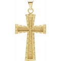 14K Yellow Gold Cross Pendant