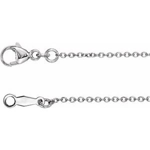 Platinum 1.2 mm Cable 18" Chain