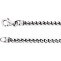 Sterling Silver 3 mm Franco 24" Chain