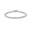 10K White Gold 5.00 Cttw Natural Diamond Tennis Bracelet