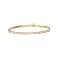 14K Yellow Gold 6.0 Cttw Classic 4 Prong Set Round Brilliant Cut Diamond Tennis Bracelet (K-L Color, VS2-SI1 Clarity) - 7.25"