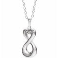 Sterling Silver Infinite Love Ash Holder 18" Necklace