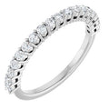 14K White Gold 1/3 CTW Natural Diamond Anniversary Band