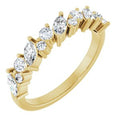 14K Yellow Gold 3/4 CTW Natural Diamond Anniversary Band