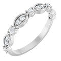 14K White Gold 1/3 CTW Lab-Grown Diamond Anniversary Band