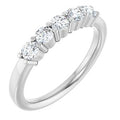 14K White Gold 1/2 CTW Natural Diamond Anniversary Band