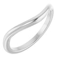 10K White Gold 1.9 mm Contour Band