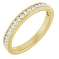 14K Yellow Gold 1/5 CTW Natural Diamond Anniversary Band