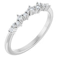 14K White Gold 1/6 CTW Natural Diamond Stackable Ring