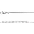 Sterling Silver 1.5 mm Adjustable Round Omega 16-18" Chain