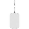 Sterling Silver Engravable Dog Tag Charm/Pendant