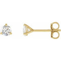 14K Yellow Gold 1/8 CTW Lab-Grown Diamond Stud Earrings