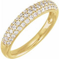 14K Yellow Gold 1/2 CTW Lab-Grown Diamond Ring
