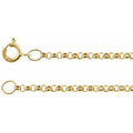 14K Yellow Gold-Filled 1.5 mm Rolo 30" Chain