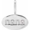 Sterling Silver Nana Charm/Pendant