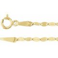14K Yellow Gold 1.9 mm Keyhole 24" Chain
