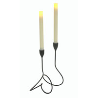 Nouveau Flameless Taper Candle Holder by Pacific Accents