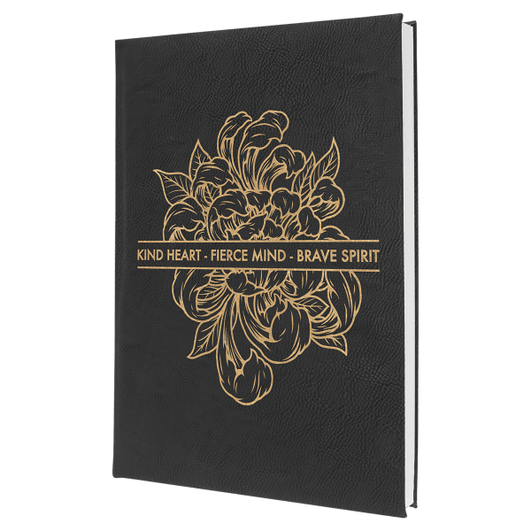 Leatherette Zipper Portfolio with Notepad