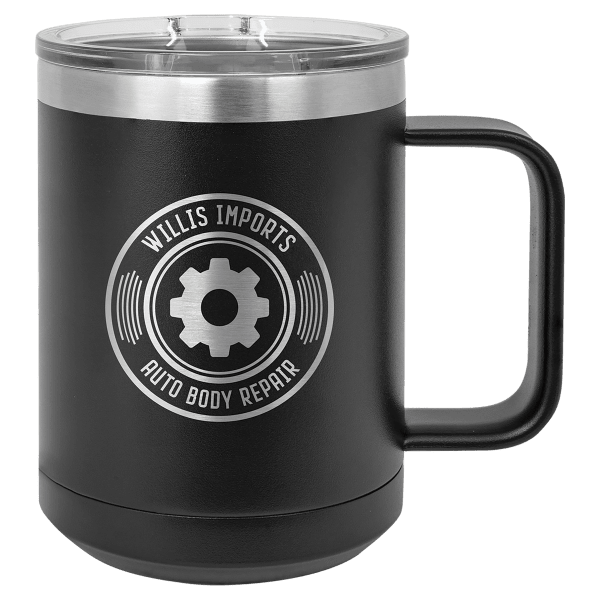 Vacuum Insulated Mug with Slider Lid