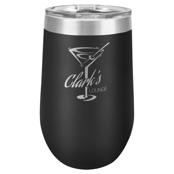 Stemless Wine Tumbler with Standard Lid — 16 OZ