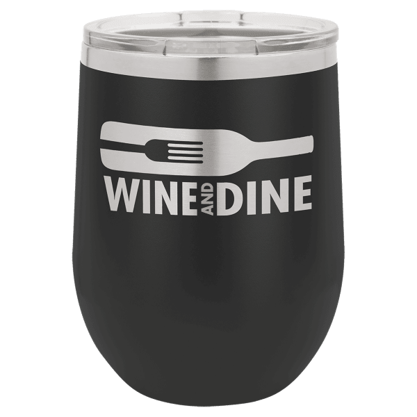 Stemless Wine Tumbler with Standard Lid — 12 OZ