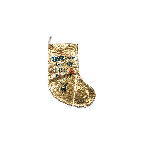 Reversible Sequin Christmas Stocking