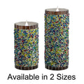 Solaré 3D Flameless Candle in Speckled Stucco by Pacific Accents