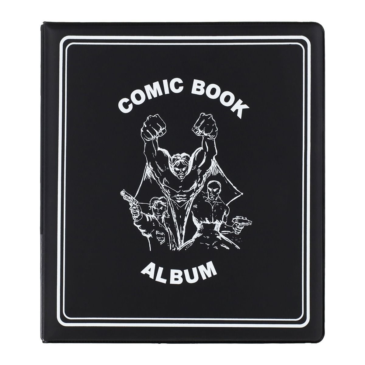 3 in. Album - Comic Book - Black
