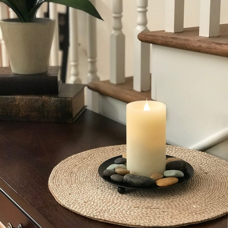 Solaré Distressed 3D Flameless Wax Candle, 3 × 5 in., view 6