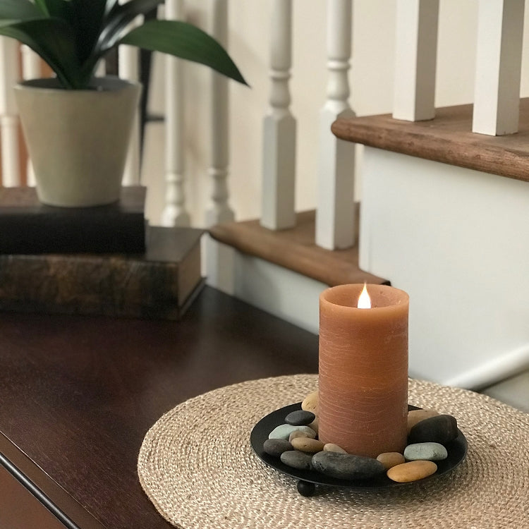 Solaré Distressed 3D Flameless Wax Candle, 3 × 5 in., view 10