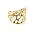 BRASS 1-LAYER TWIST RING | size 5, size 6, size 7, size 8, size 9