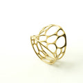 BRASS 1-LAYER CENTER RING | size 5, size 6, size 7, size 8, size 9