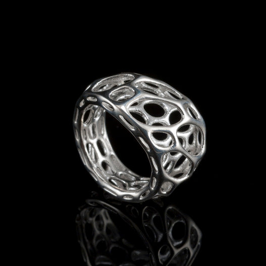 SILVER 2-LAYER TWIST RING | size 5, size 6, size 7, size 8
