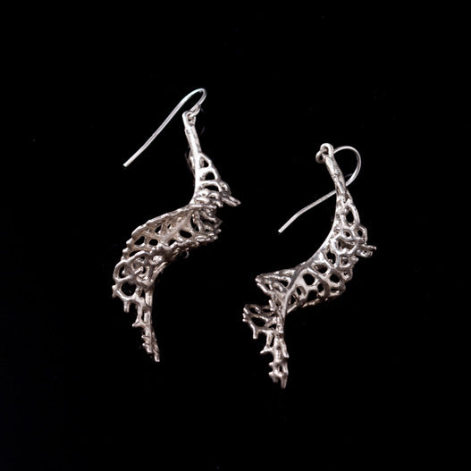 SILVER SPIRAL EARRINGS | silver