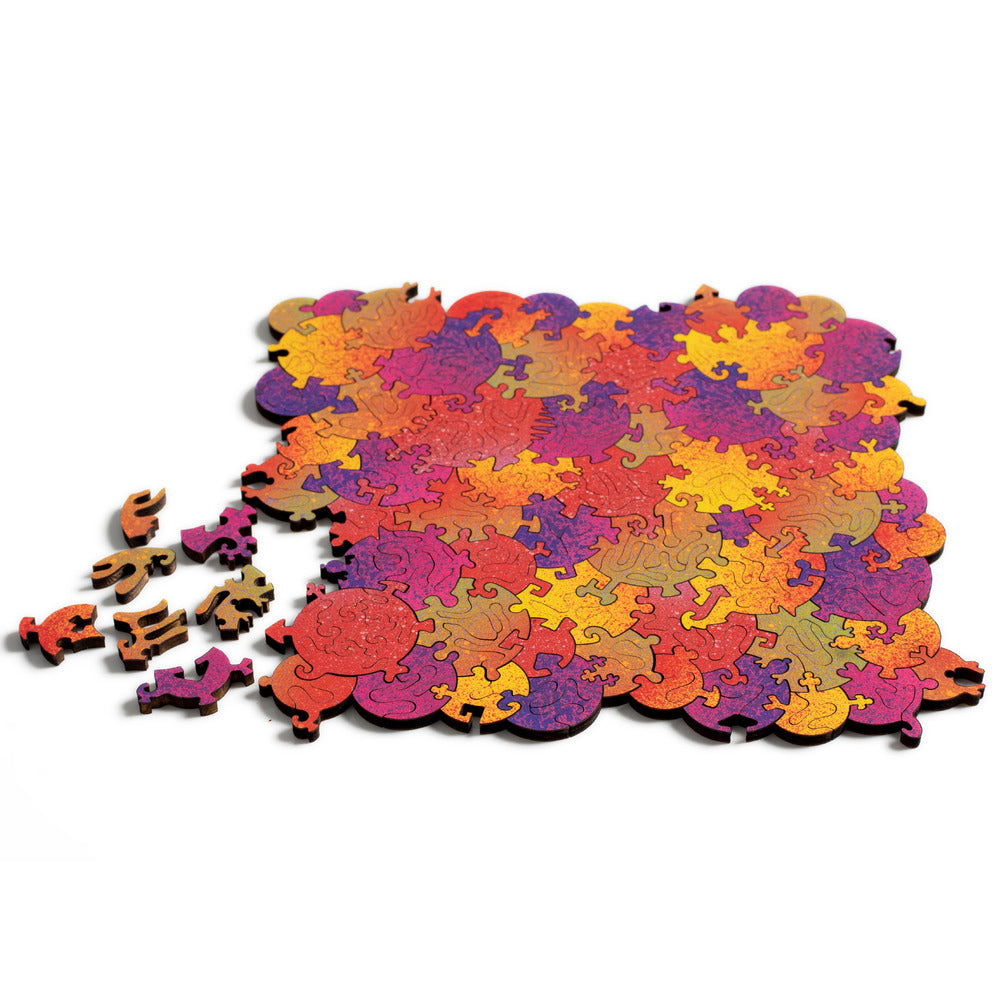 Nervous System Generative Jigsaw Puzzles Coordinated Set component 1