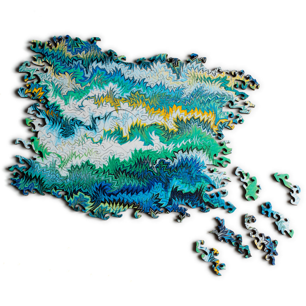 Nervous System Generative Jigsaw Puzzles Coordinated Set component 1