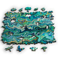 MARBLING INFINITY PUZZLE™ LARGE | green | Representative arrangement.