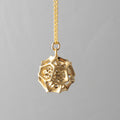 RADIOZOA ORB PENDANT BRASS | 18 inch chain