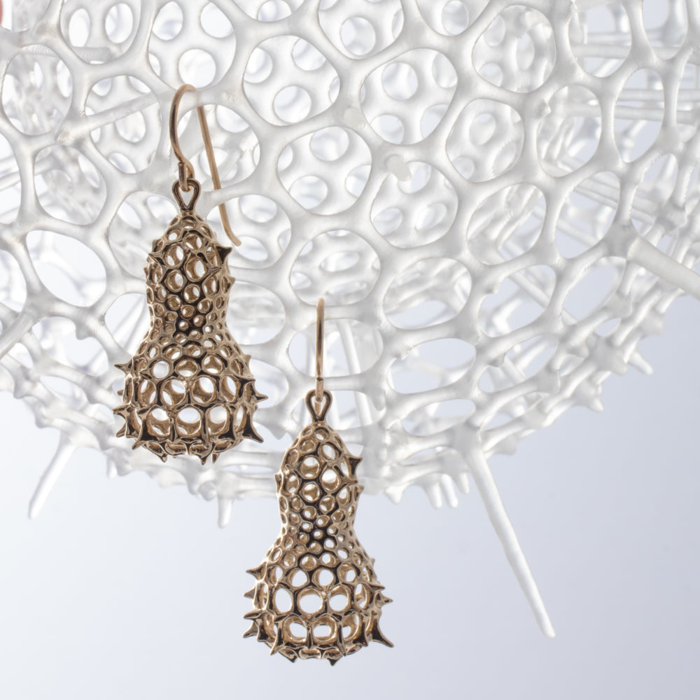 CYCLAS EARRINGS | brass