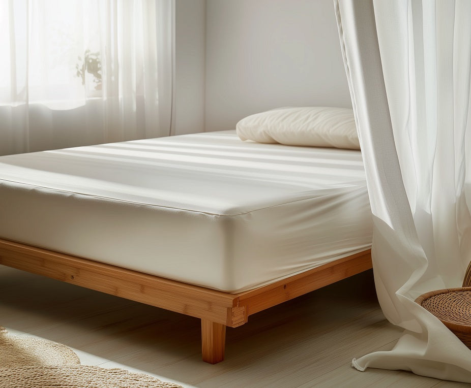 Sleep & Beyond Organic Cotton Waterproof Mattress Protector, supplier catalog photograph