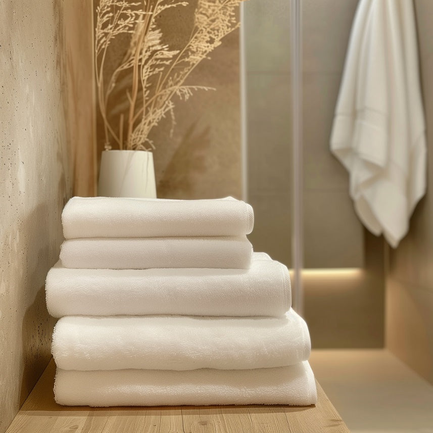 Sleep & Beyond Organic Cotton Terry Towels, supplier catalog photograph