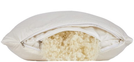 Sleep & Beyond myWoolly Adjustable Wool Pillow, supplier catalog photograph